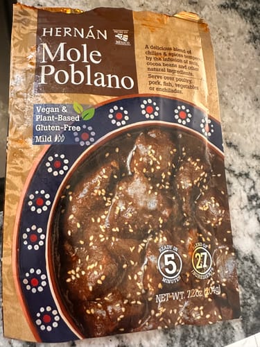 Customer photo review of Mole Poblano
