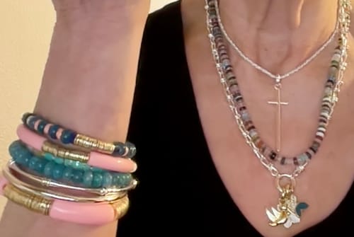 Customer photo review of Cabana Vinyl Bracelet 6mm