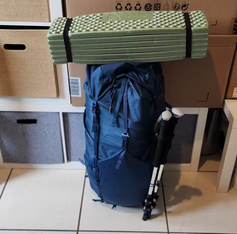Customer photo review of Ultralight Folding Foam Camping Sleeping Pad