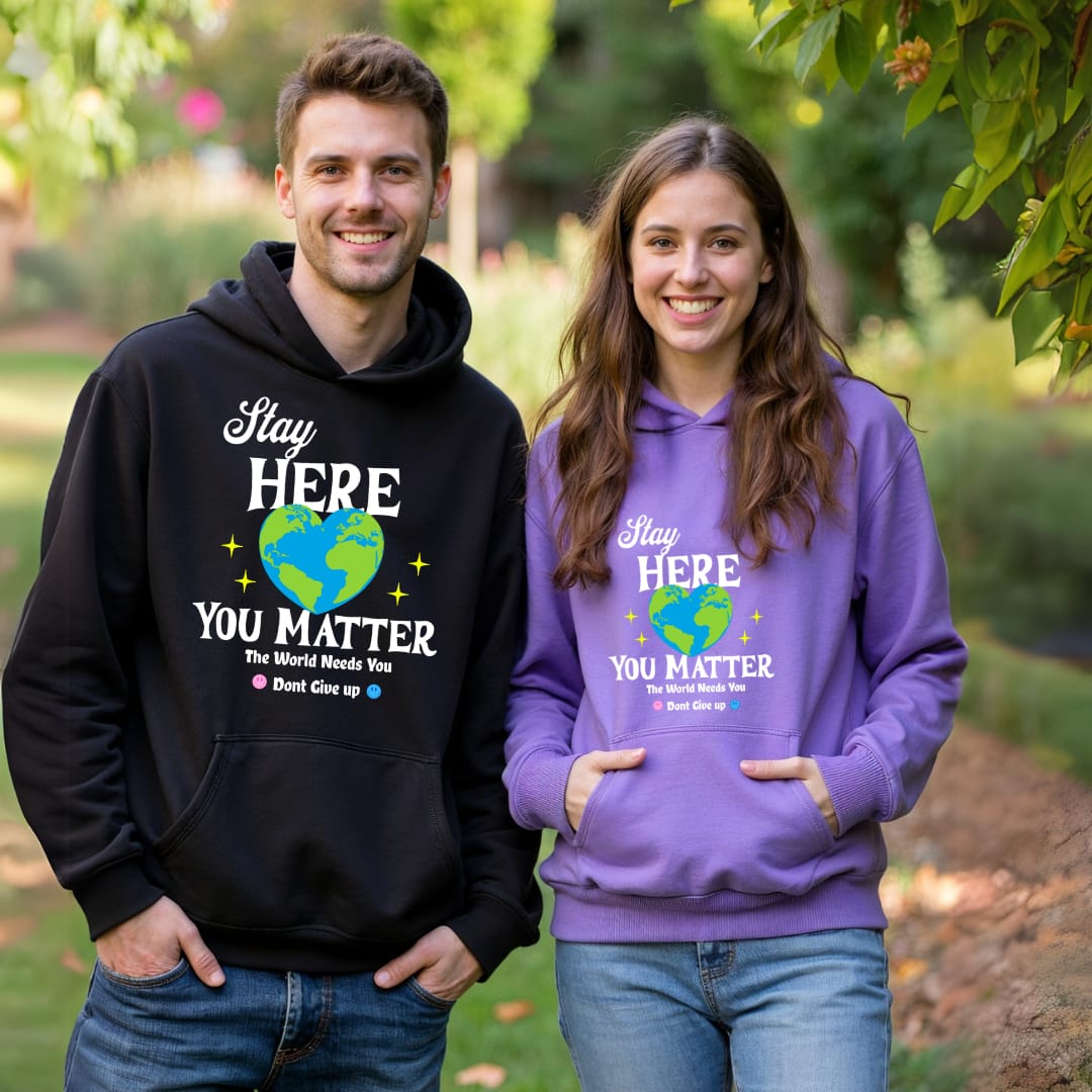 Customer photo review of Smile | Stay Here Crewneck