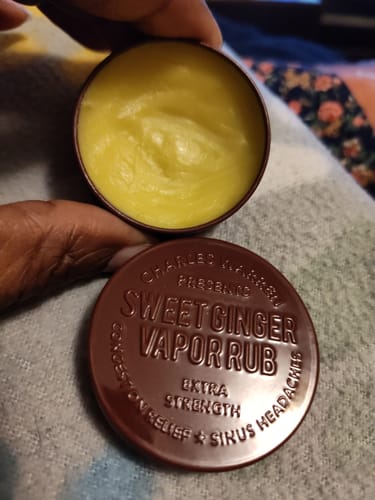 Customer photo review of Extra Strength Sweet Ginger Vapor Rub [Compact]