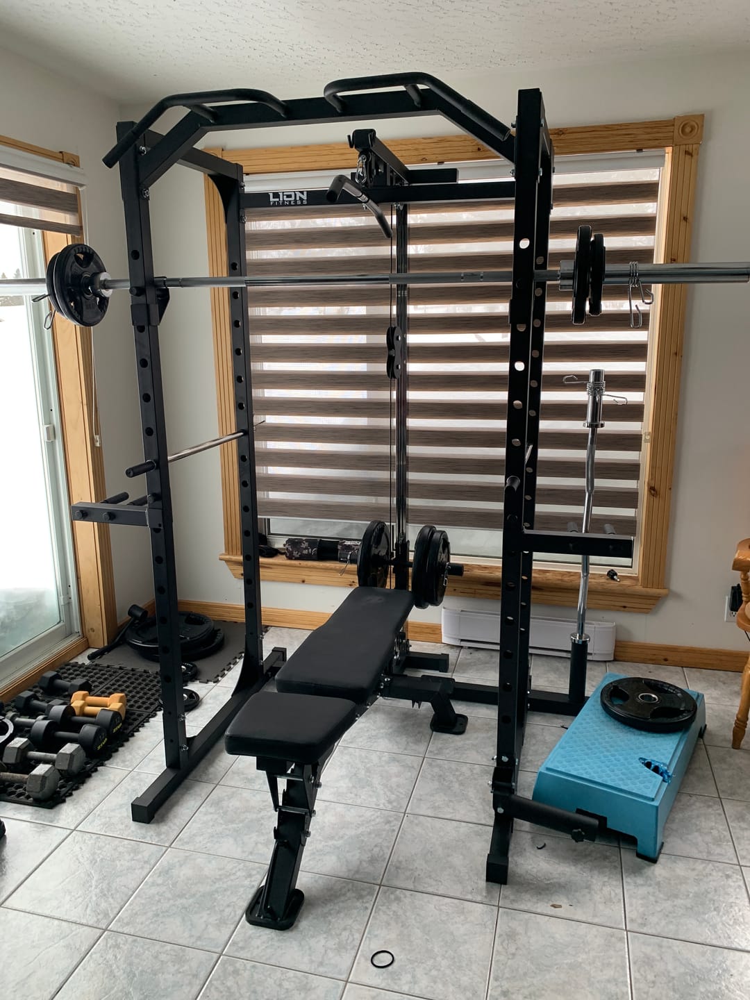 Customer photo review of Banc d’Entrainement Ajustable Semi-Commercial LF-02