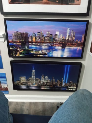 Customer photo review of Tribute In Light And 1 World Trade Center Panorama