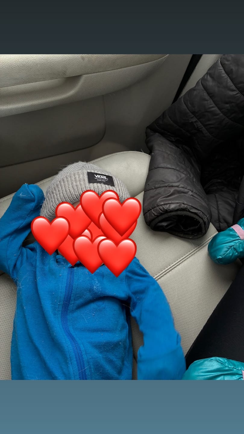 Customer photo review of Baby Merino Wool Adventure Zippy - All Season