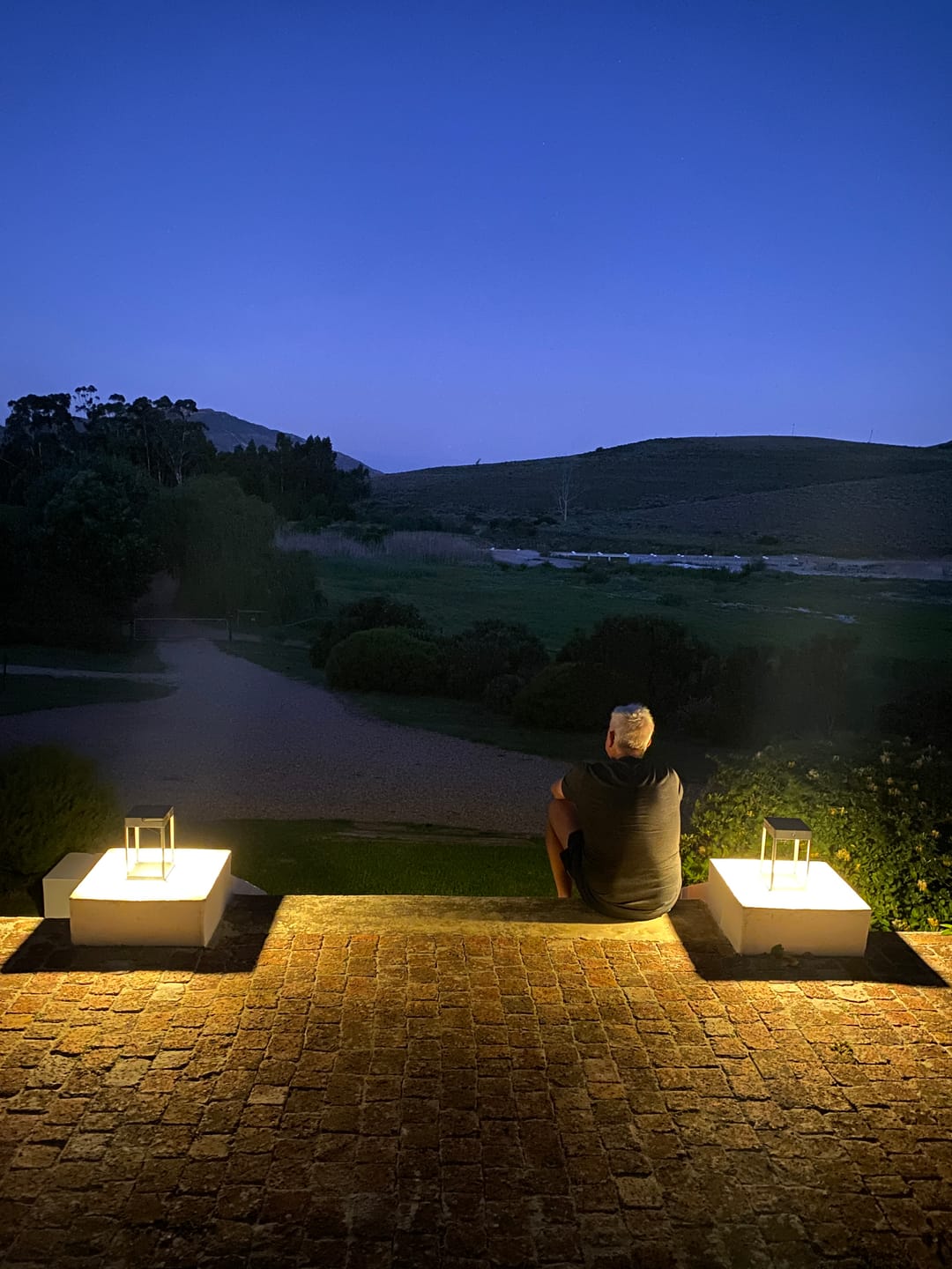Customer photo review of Luxury Metal Solar Lantern