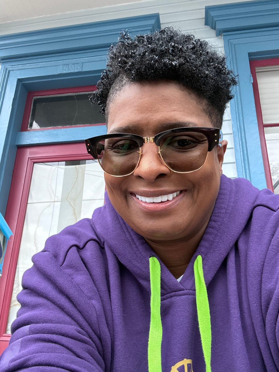 Customer photo review of Lavender 100% Real Flaxseed Gel | Wash N' Go | Curl Gel | Flake Free Haircare
