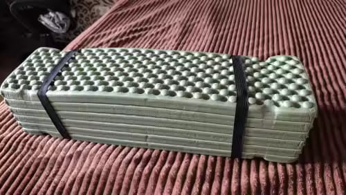 Customer photo review of Ultralight Folding Foam Camping Sleeping Pad