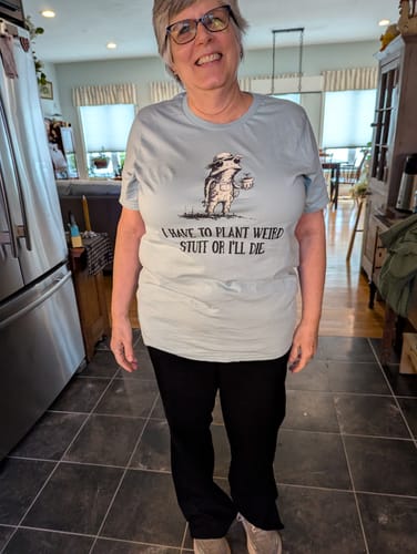 Customer photo review of Weird Stuff T-Shirt
