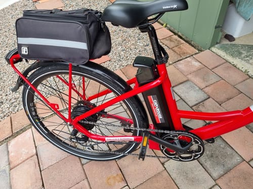 Customer photo review of 36V 14Ah / 504Wh Narrow Silver Fish Samsung eBike Battery CPSV36-14 Velectrix