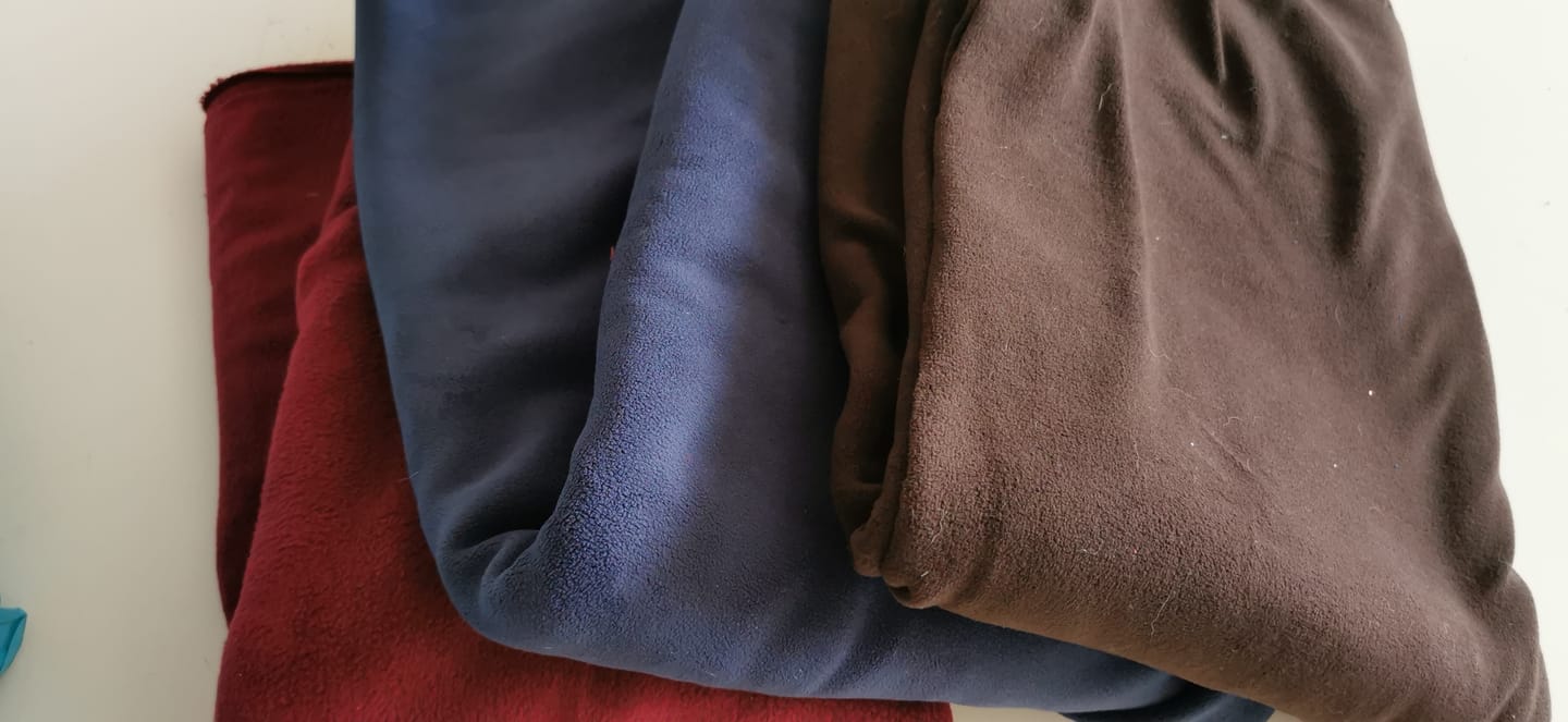 Customer photo review of Plain Fleece/Sweatshirt Remnants
