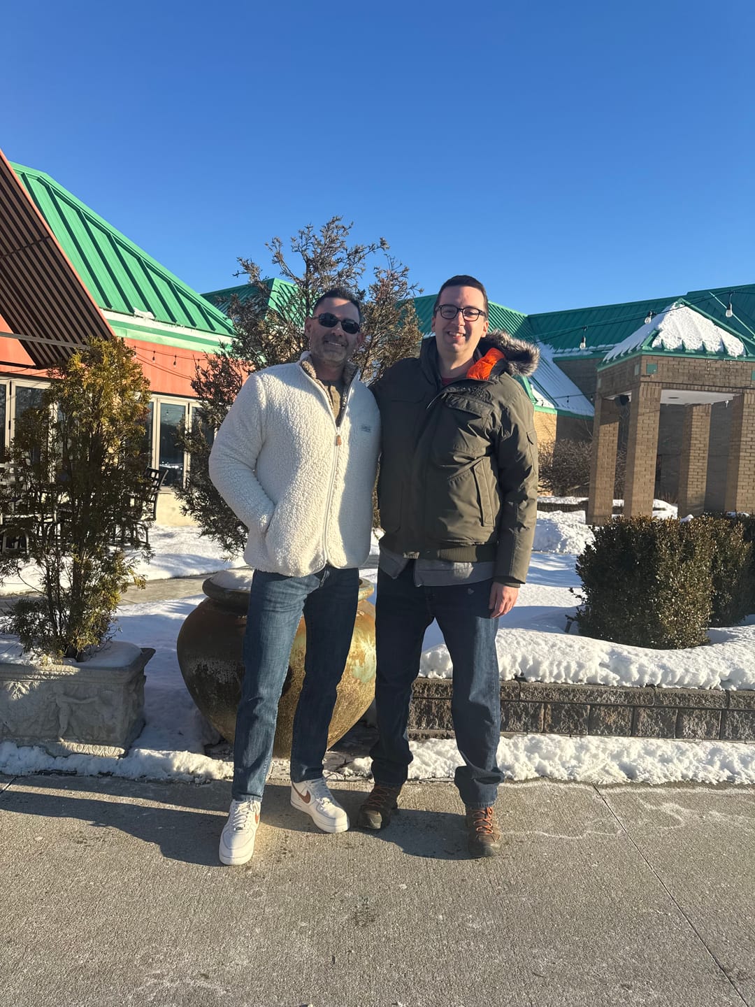 Customer photo review of Reversible Double Sherpa Full Zip
