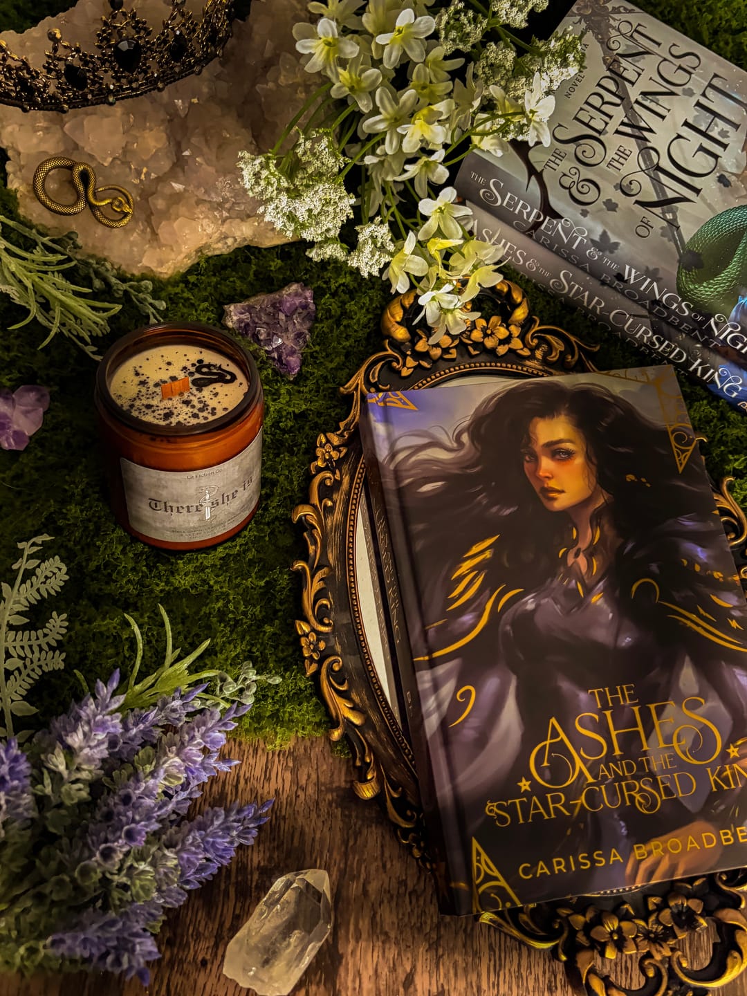 Customer photo review of There She Is | Crowns Of Nyaxia | Carissa Broadbent