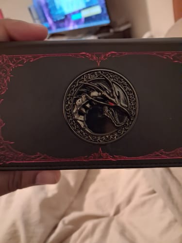 Customer photo review of Black Dragon of Destruction Deckbox