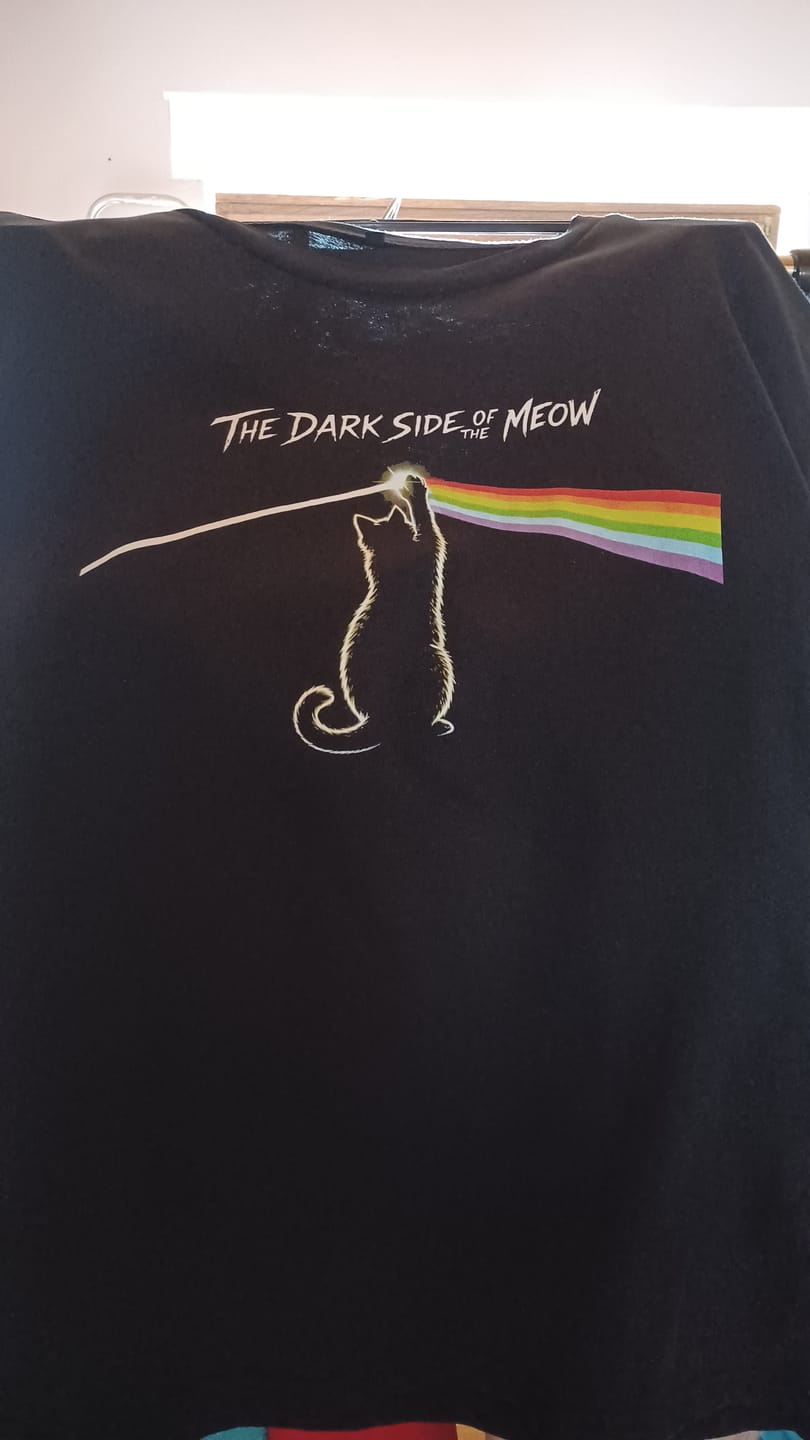 Customer photo review of The Dark Side Premium T-Shirt