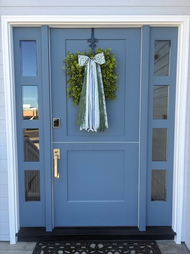 Customer photo review of Luxe Collection: Easter Garden Wreath Ribbon