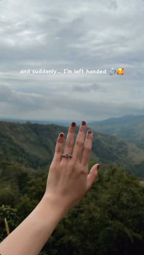 Customer photo review of 1.5ct Slovenia Engagement Ring (ON HAND)