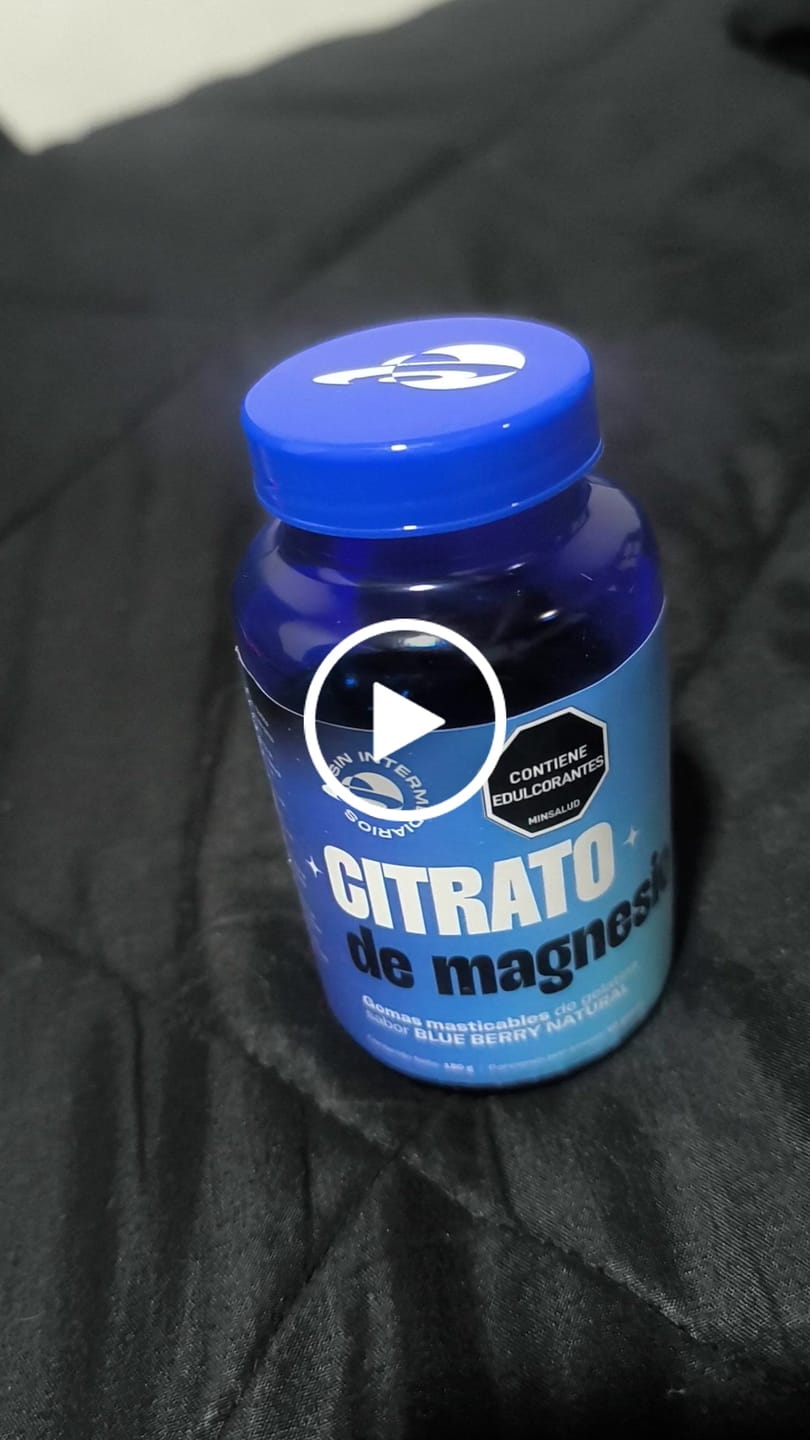 Customer video review of Gomas con Citrato de Magnesio