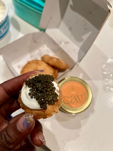 Customer photo review of CAVI's Beginner Tasting Kit