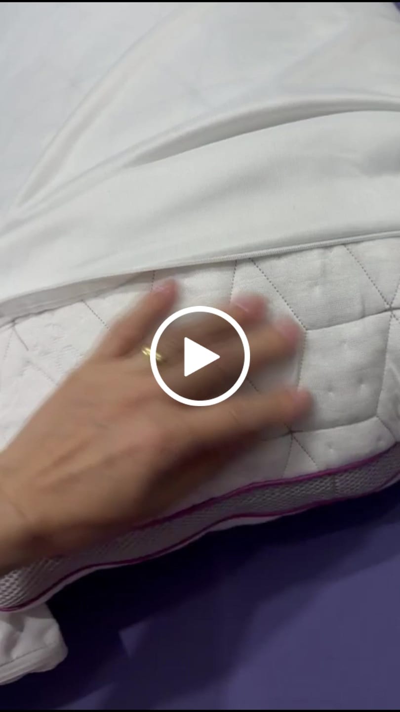 Customer video review of Kit com 2 Travesseiros IWS Snow®