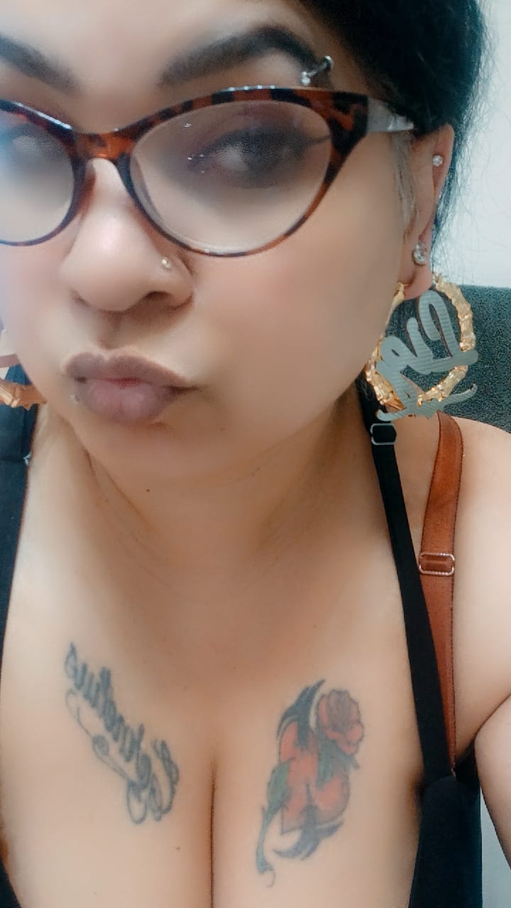 Customer photo review of Double Plated Bamboo Name Hoop Earrings
