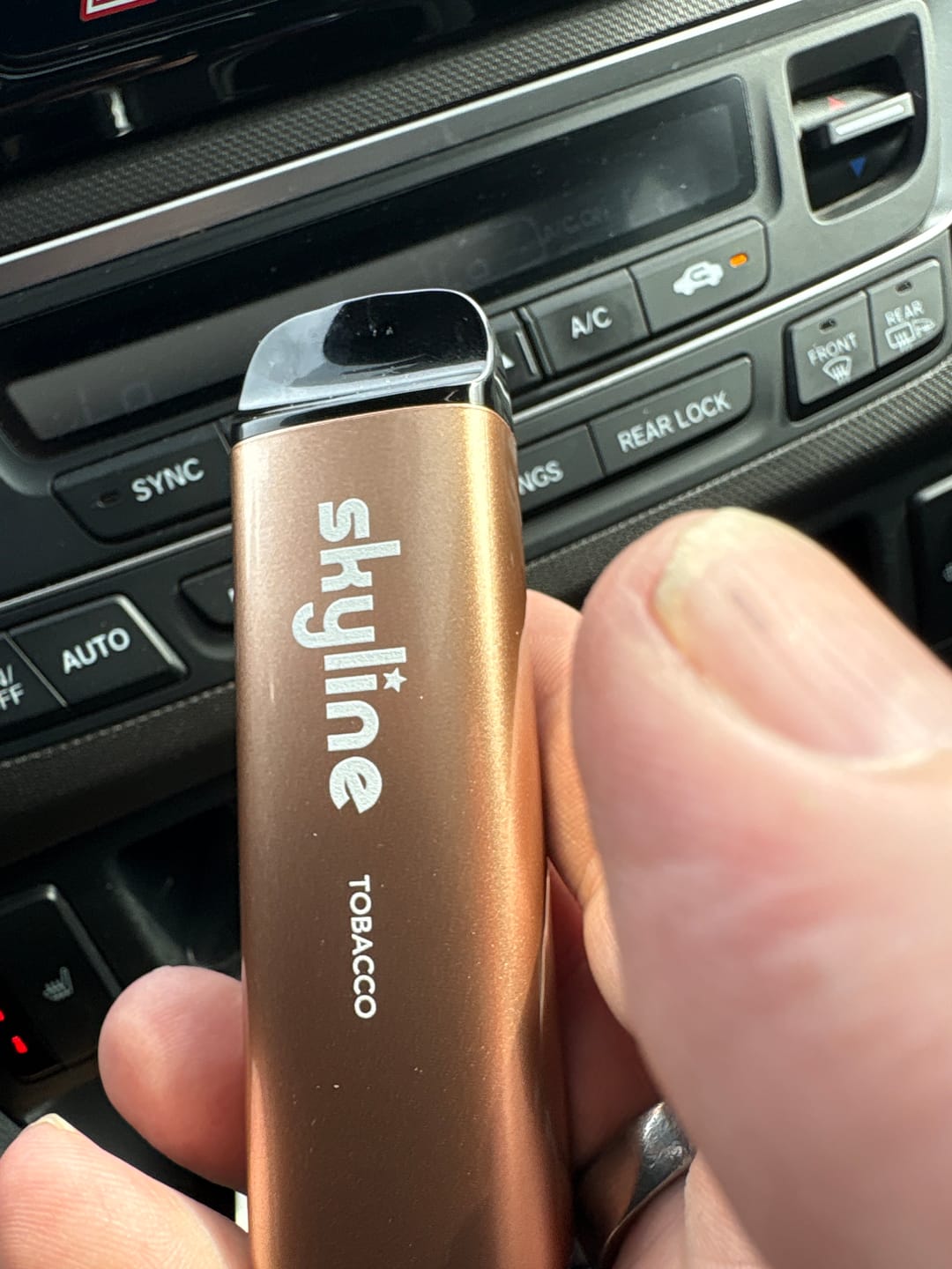 Customer photo review of Breeze Pro 0% Nicotine Disposable Vape