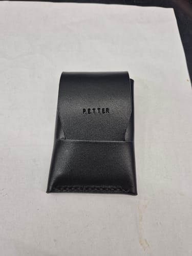 Customer photo review of Slimmad plånbok i äkta läder