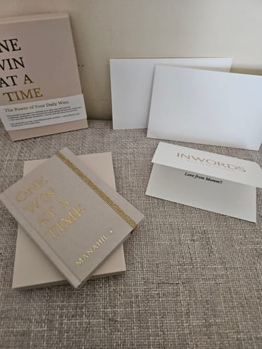 Customer photo review of One Win at a Time Notebook | The Power of Small Wins