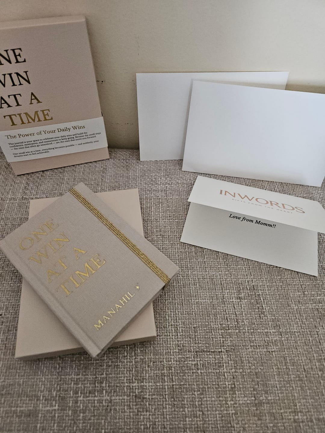 Customer photo review of One Win at a Time Notebook | The Power of Small Wins