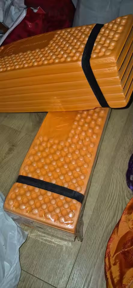 Customer photo review of Ultralight Folding Foam Camping Sleeping Pad