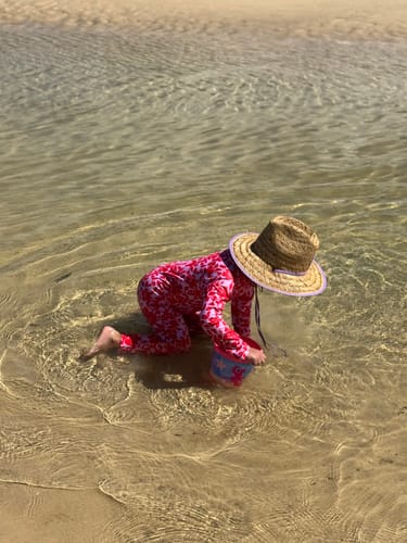 Customer photo review of SIDNEY FULL COVERAGE KIDS SWIM SUIT - EVERYTHING'S ROSIE