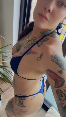 Customer photo review of 008 Micro Bikini Bottoms - Navy Blue