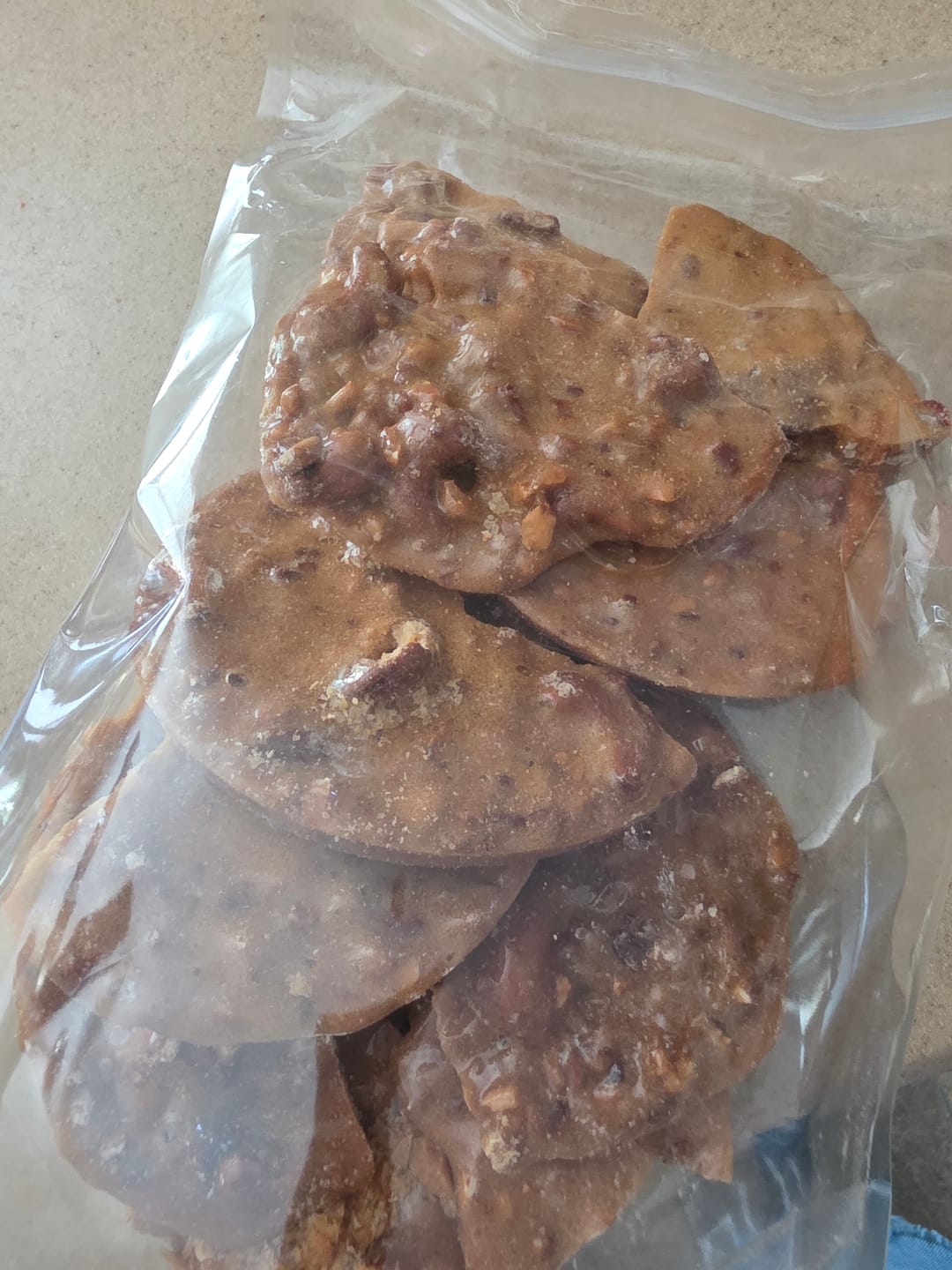 Customer photo review of Pecan Brittle