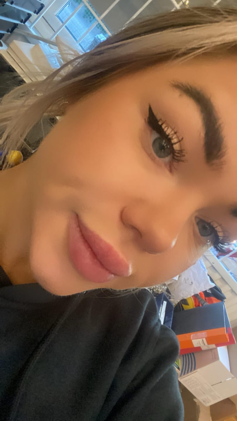 Customer photo review of PowerLash Growth Serum Mascara