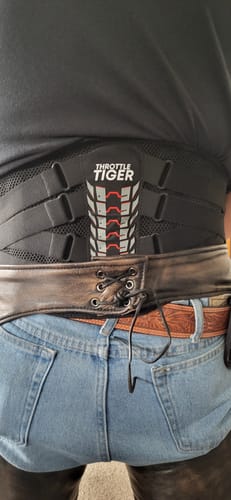 Customer photo review of Rider's Back Support