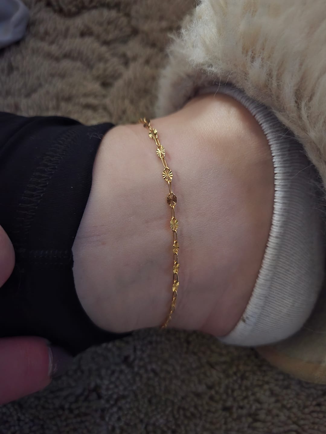 Customer photo review of Permanent Jewelry - Gold Filled/925