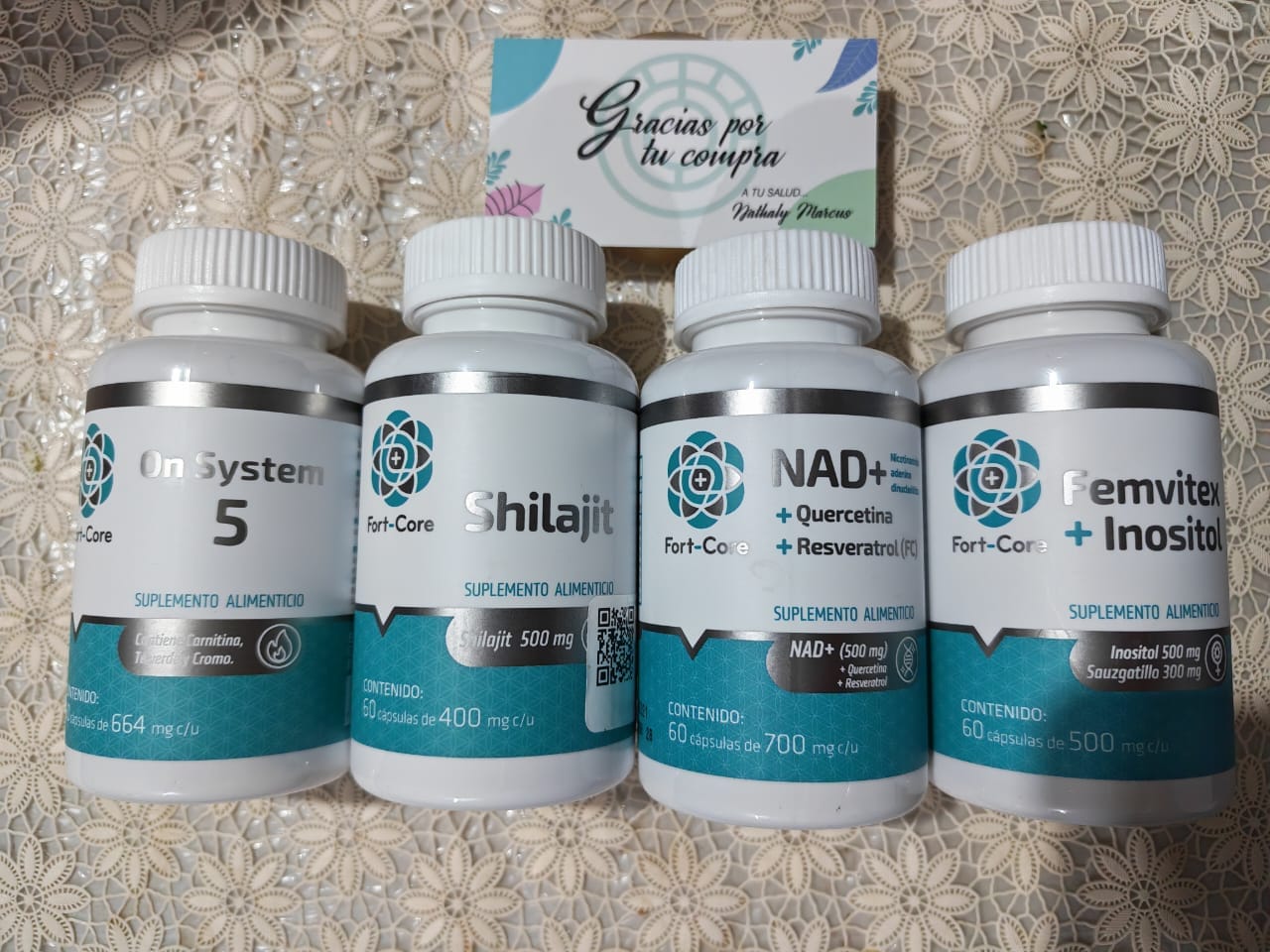 Customer photo review of NAD+ Quercetina y Resveratrol Fort Core