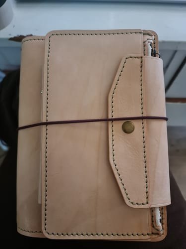 Customer photo review of ApplePig Mix Traveler's Notebook