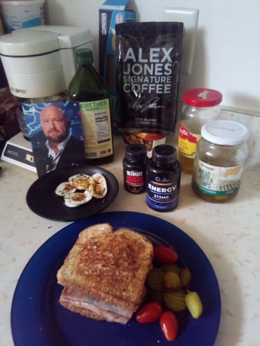 Customer photo review of Alex Jones Signature Coffee - 1776 Blend