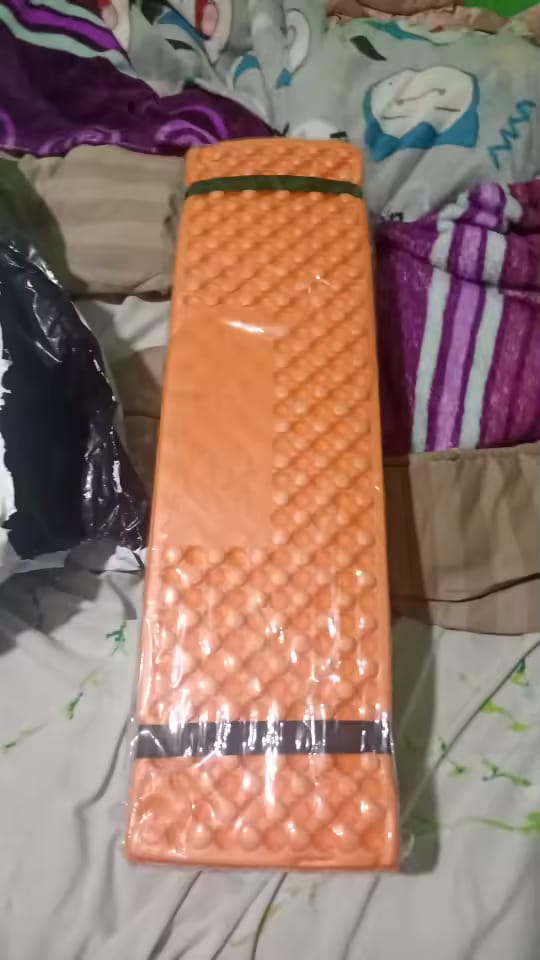 Customer photo review of Ultralight Folding Foam Camping Sleeping Pad