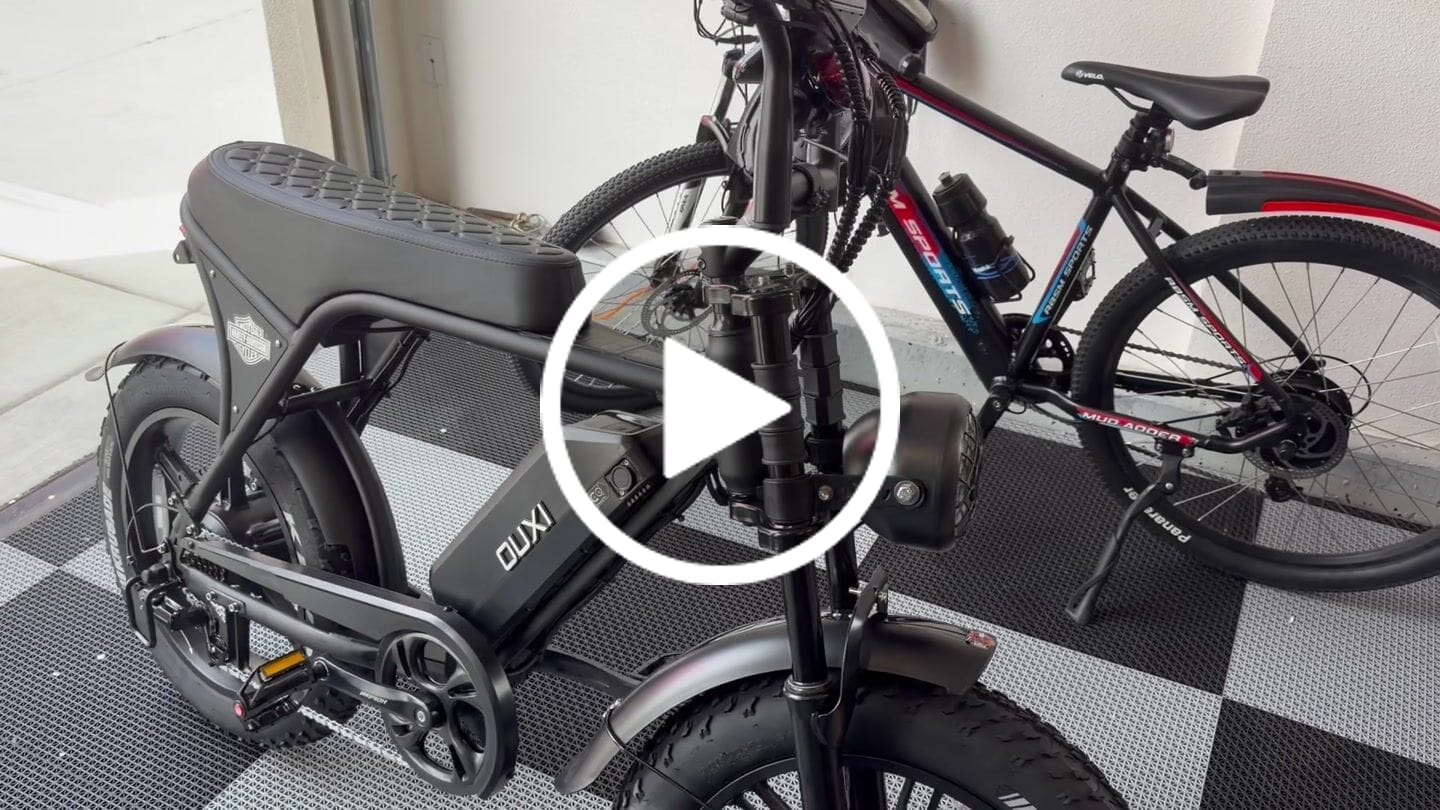 Customer video review of OUXI V8 750W Fat Tire Electric Bike