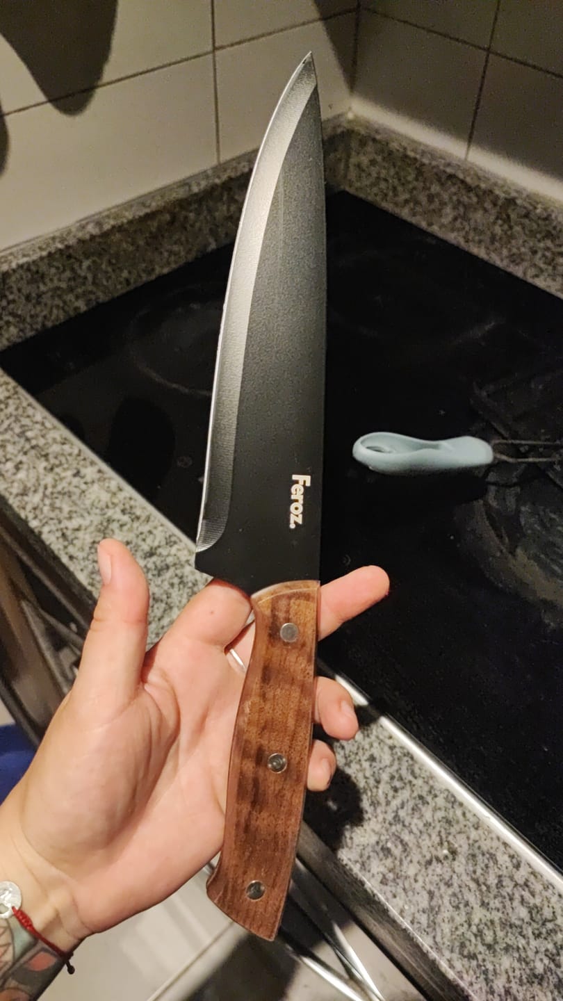 Customer photo review of Cuchillo Parrillero Black Feroz