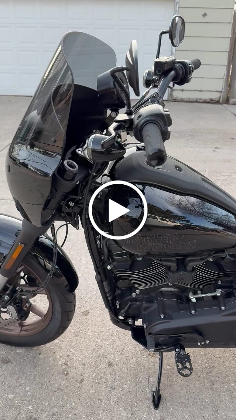 Customer video review of Viking Iron Born Diamond Stitch Leather Tall Motorcycle Sissy Bar Pad for Harley Davidson