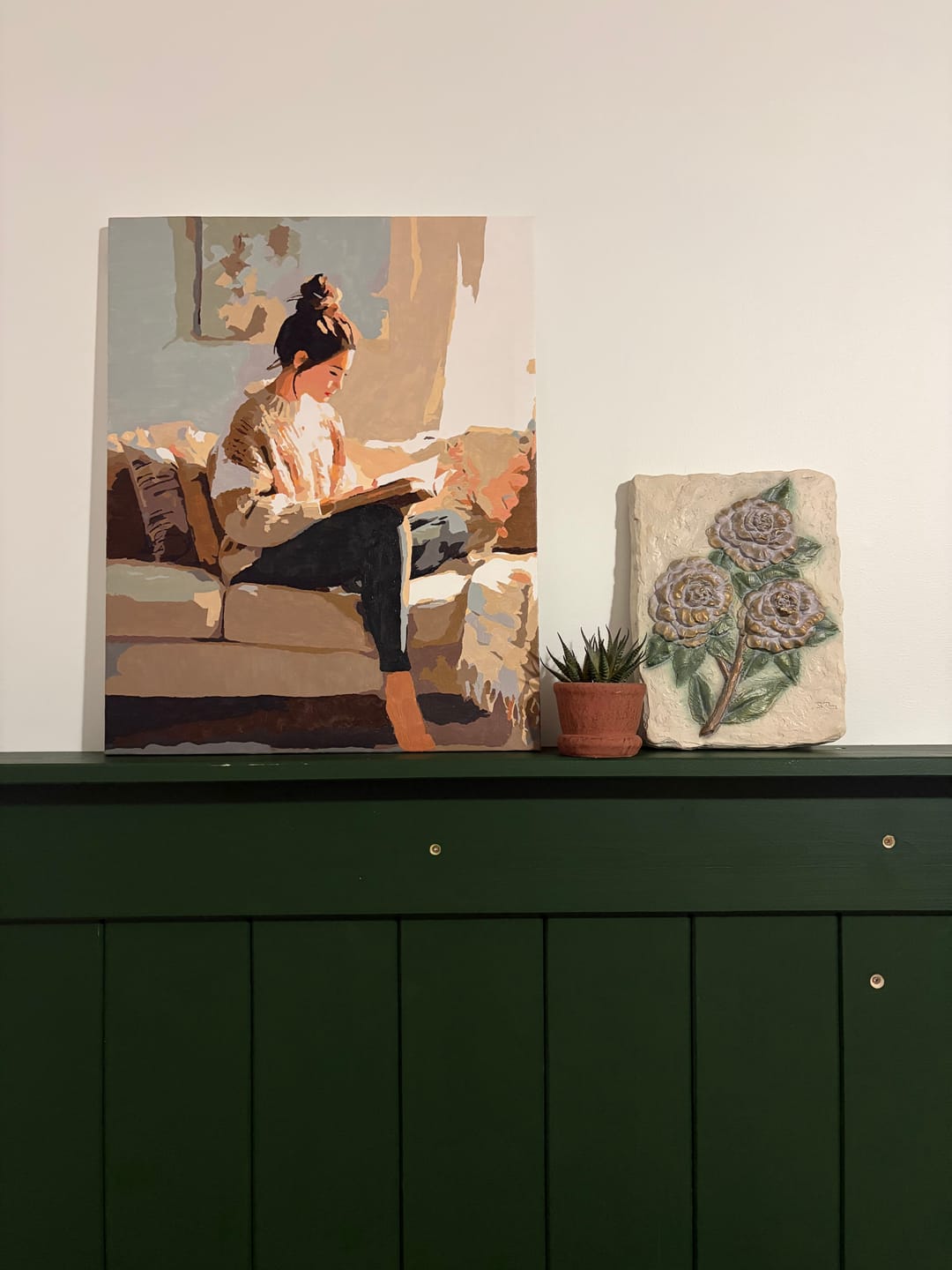 Customer photo review of Quiet moments | Paint by Number