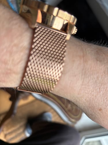 Customer photo review of Almaz / Limousine / Expedition RoseGold Milanese Bracelet - 22mm