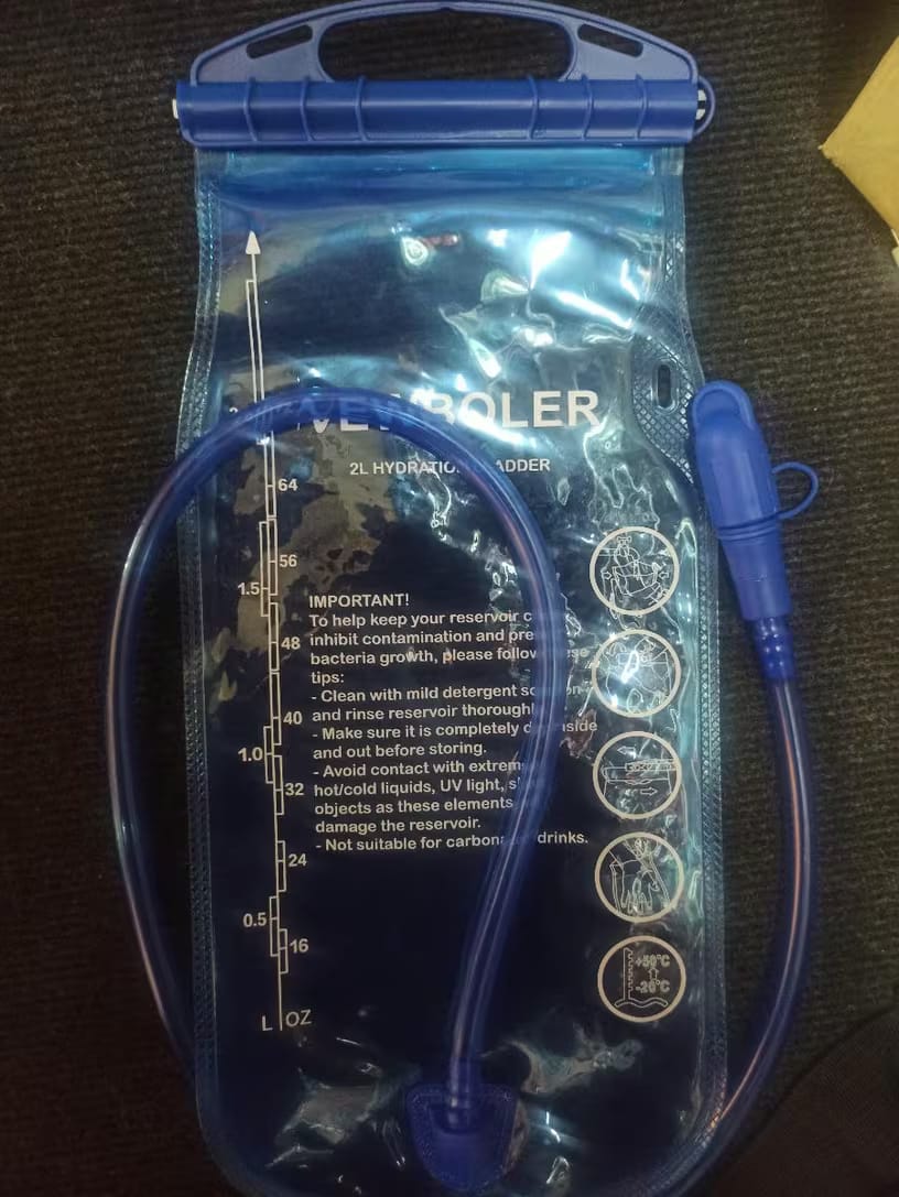 Customer photo review of BPA-Free Hydration Bladder Water Reservoir (51oz/68oz/101oz)