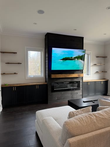 Customer photo review of 36" Wide x 30" High Wall Cabinet - Thermofoil Doors