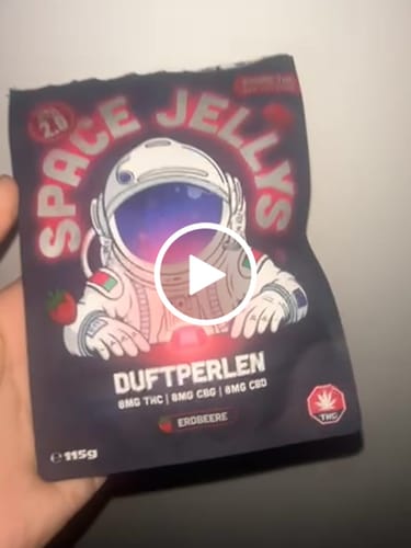 Customer video review of THC Spacejellies Vollspektrum