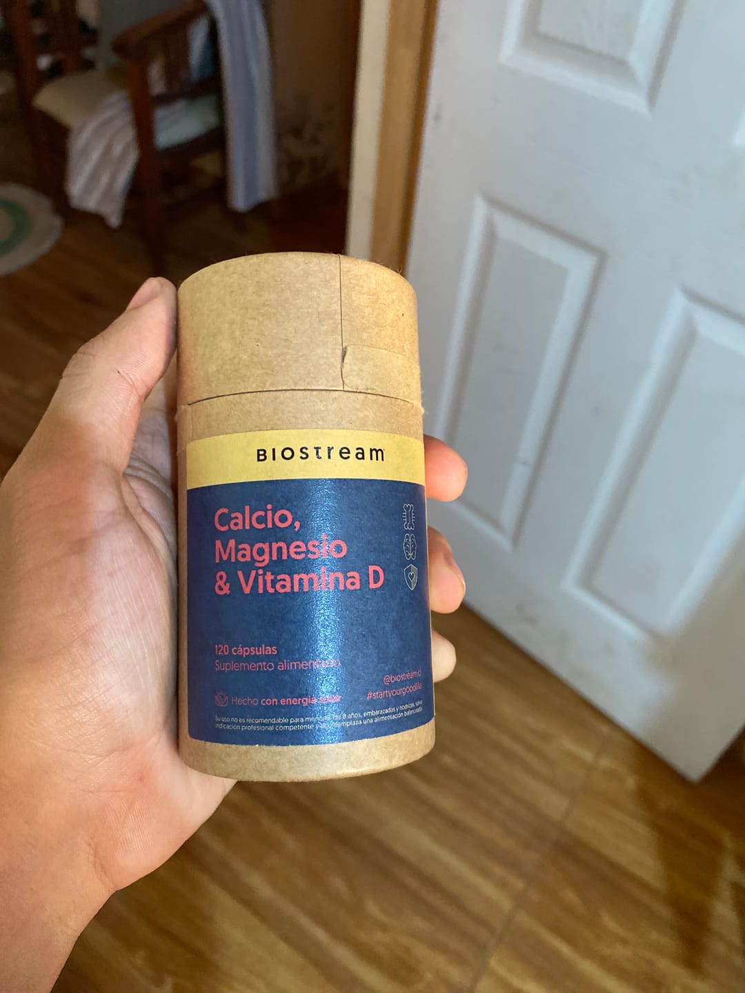 Customer photo review of Calcio, Magnesio & Vitamina D 120 Cápsulas
