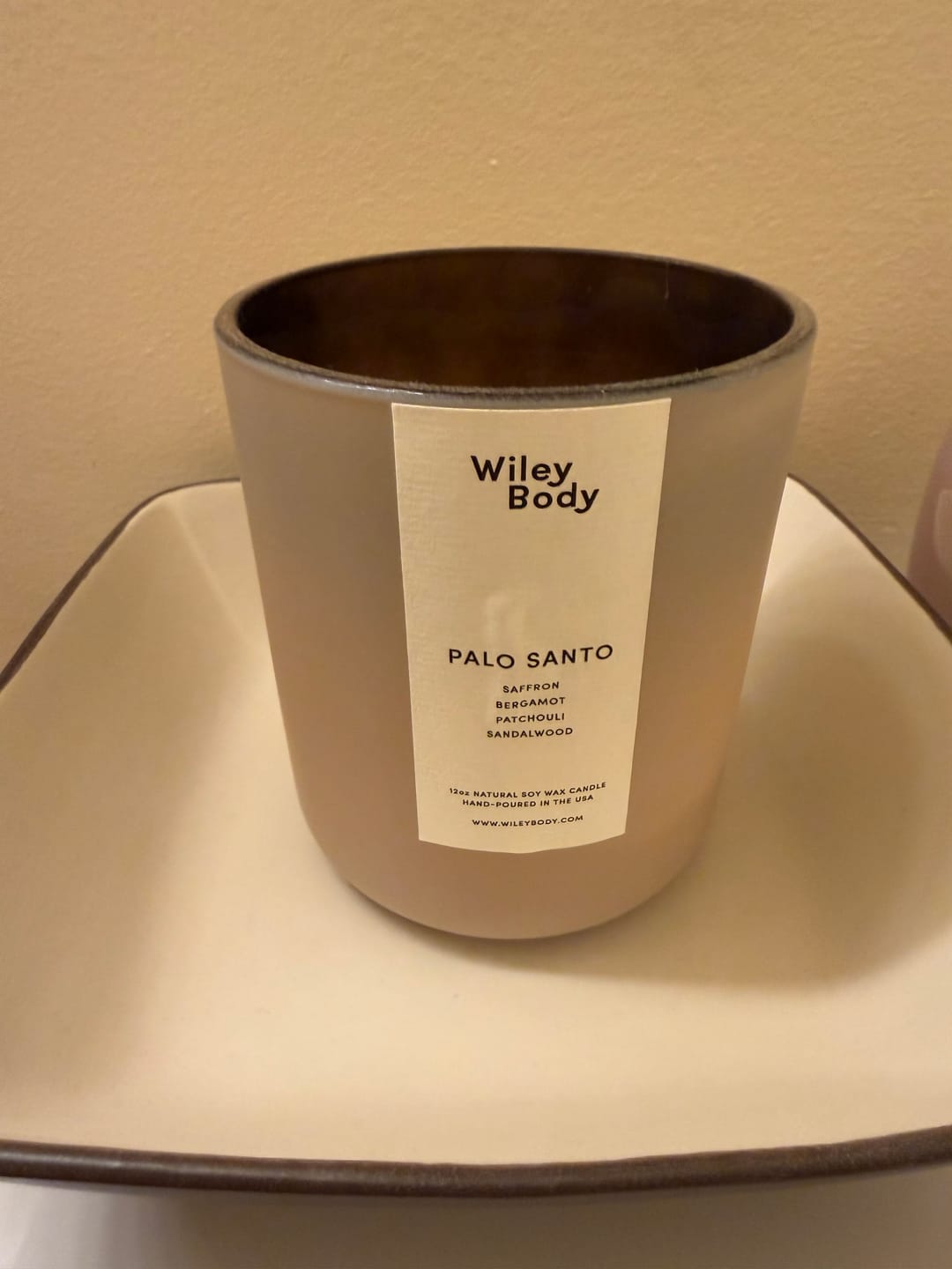 Customer photo review of The Candle - Palo Santo