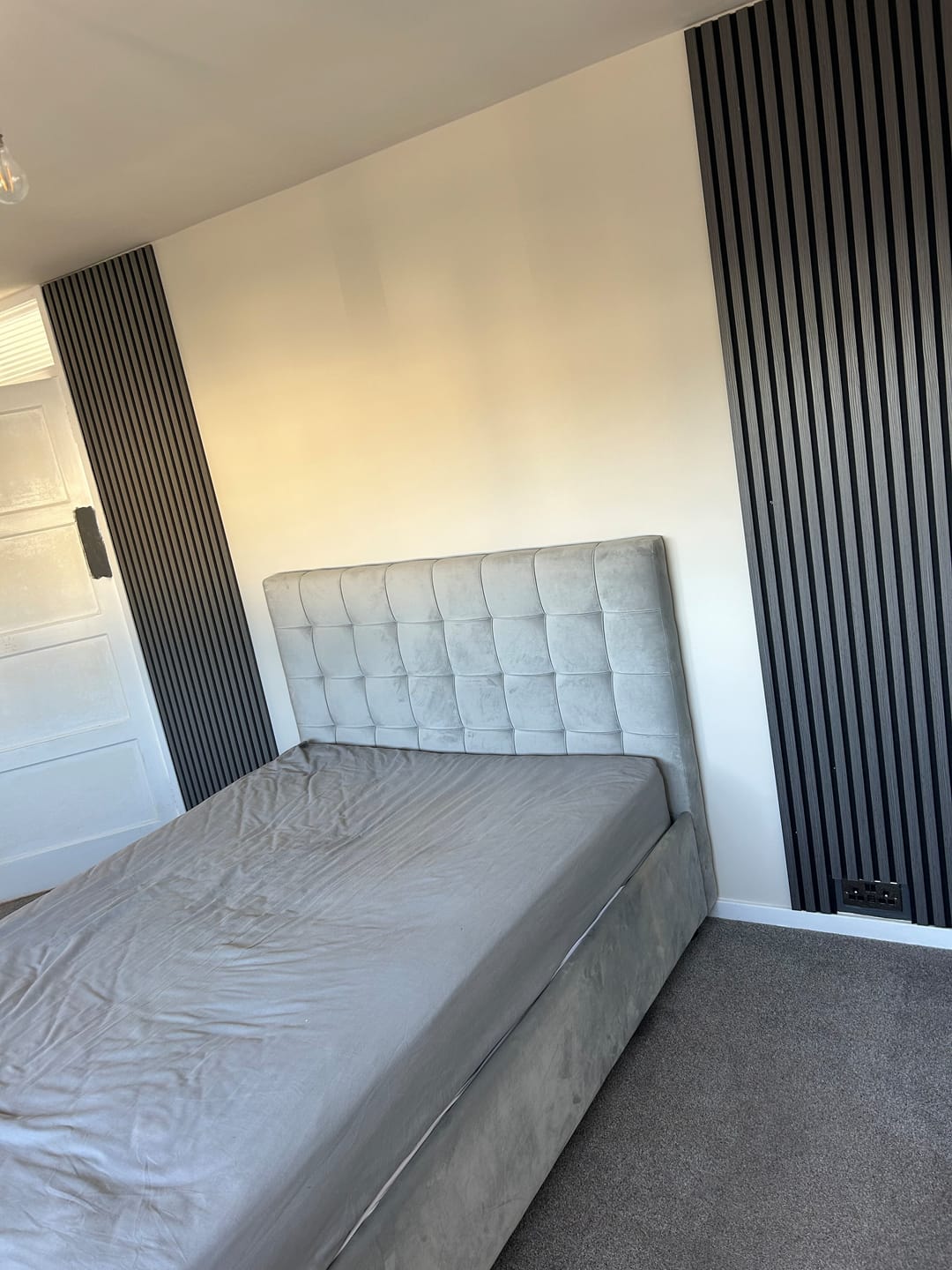 Customer photo review of Premium Acoustic Wall Panels - Dark Grey